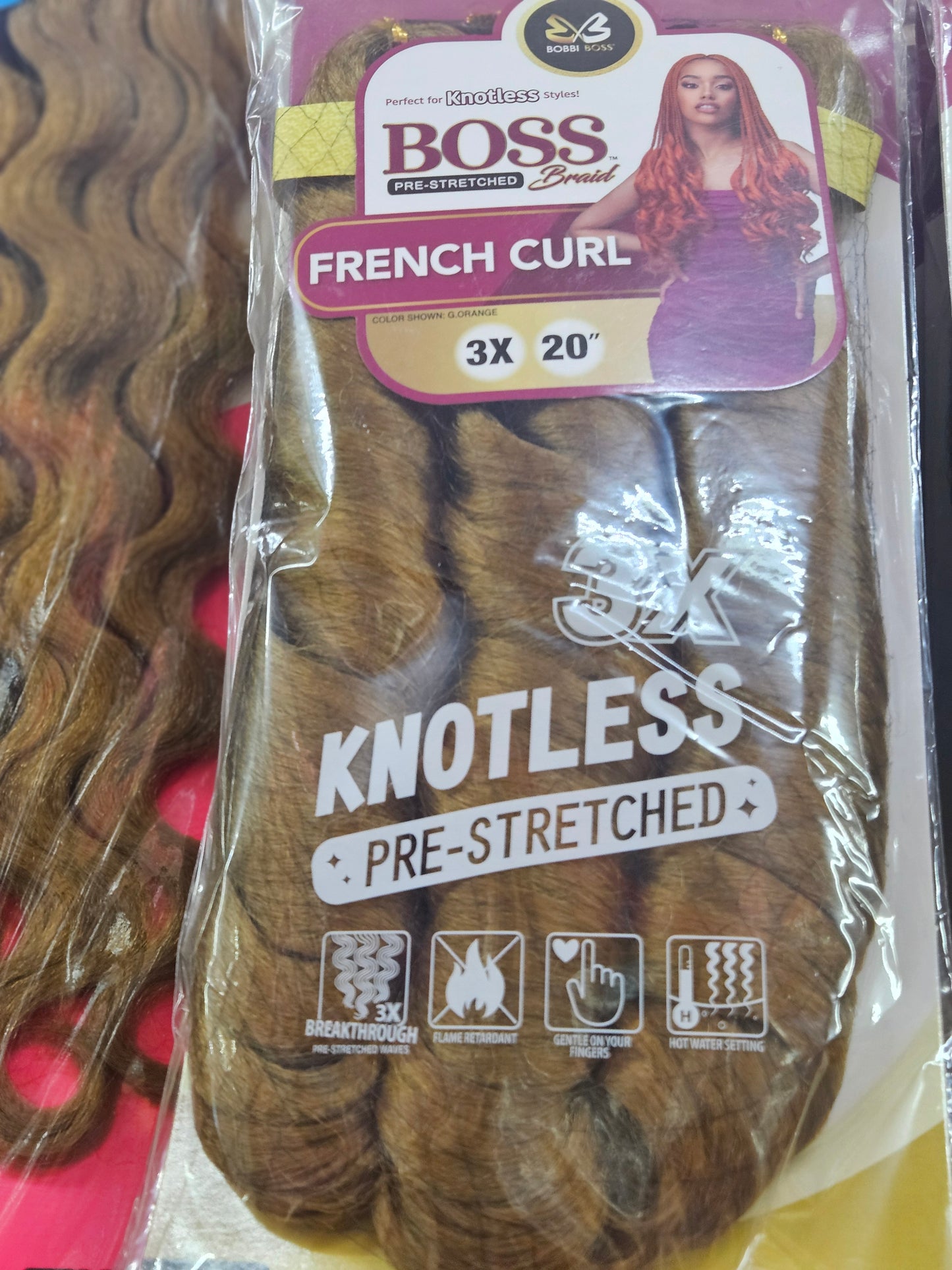 3x bobbi boss French curl 20"