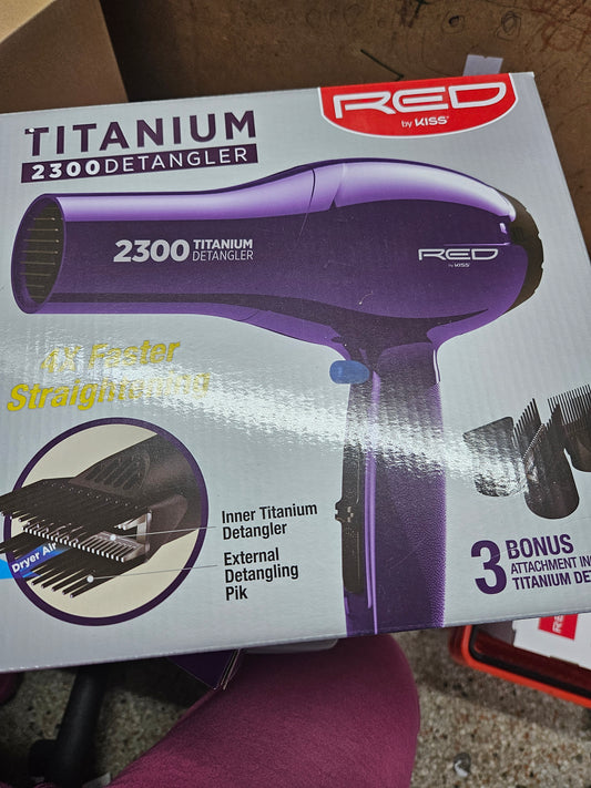 Red titanium 2300 detangler