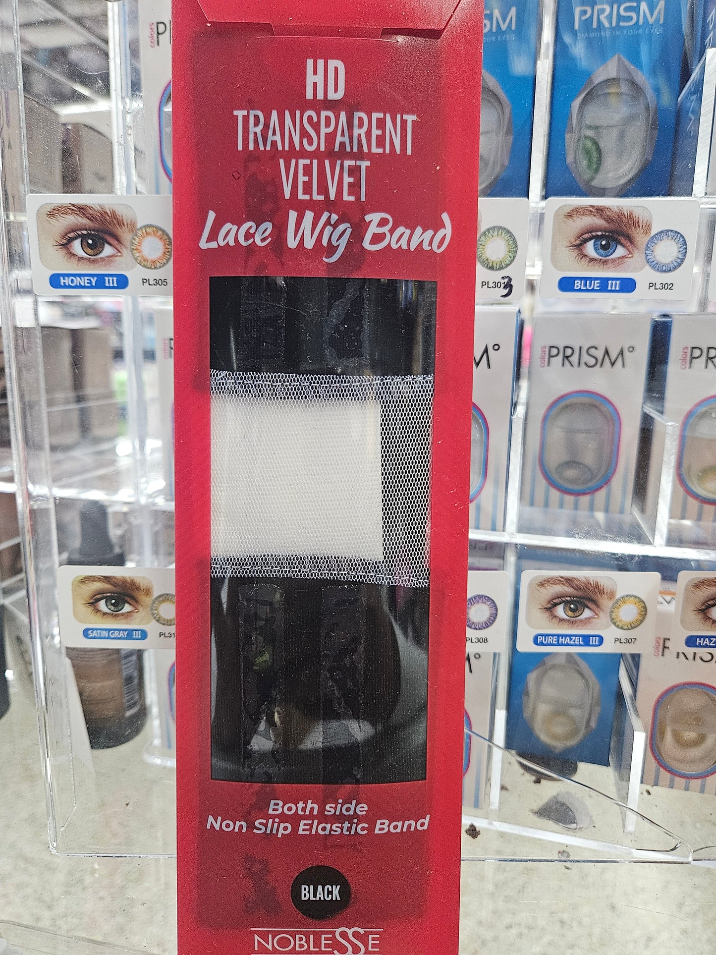 Noblesse HD transparent velvet lace wig band
