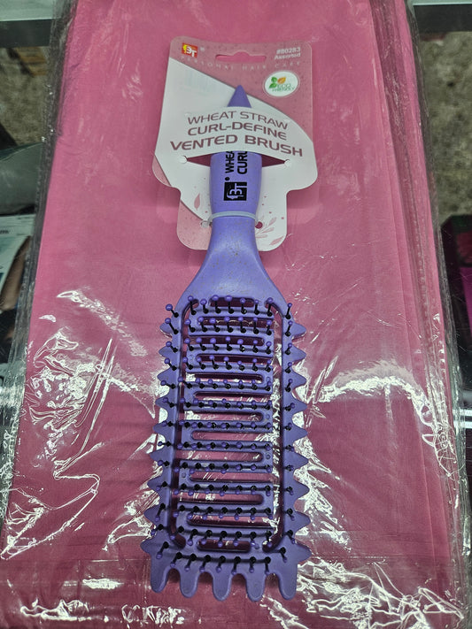 BT Wheat straw curl define vented brush assorted