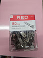 Red double prong 80pcs