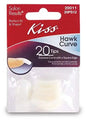 KISS HAWK CURVE 20 NAIL TIPS # 20PS12 STRONG AND DURABLE SALON TIP