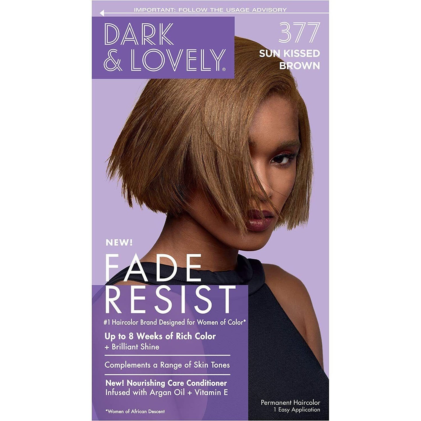 Dark&loveky fadw resist sun kissed brown 377