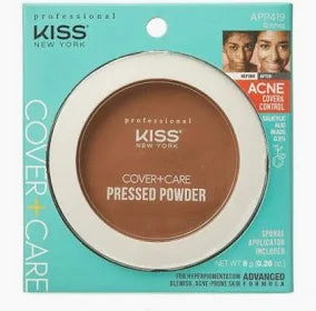 Professional  Kiss Pressed Powder Nutmeg APP419